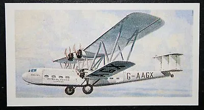 HANDLEY PAGE  HP42 E  Imperial Airways  Airliner   Vintage Card  BD11M • £3.99