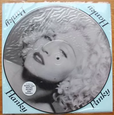 MADONNA Hanky Panky UK 12  PICTURE DISC + POSTER Sire W9789TP NMINT 1990 • £24.99