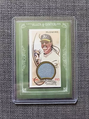 2023 Topps Allen & Ginter Mark McGwire Framed Mini Jersey Relic #MFR-MMC • $5