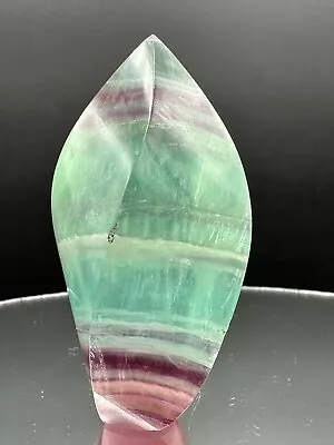 Rainbow Candy Fluorite Flame Healing Crystal Free Form Carving Gemstone 2980 • £17.50