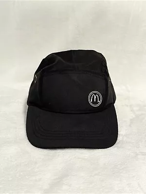 McDonald’s Employee Uniform Dad Hat Black One Size Adjustable Baseball Cap • $10