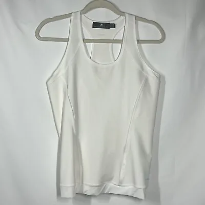 Adidas X Stella McCartney Climalite Racerback Tank Top Women's Size L White • $28