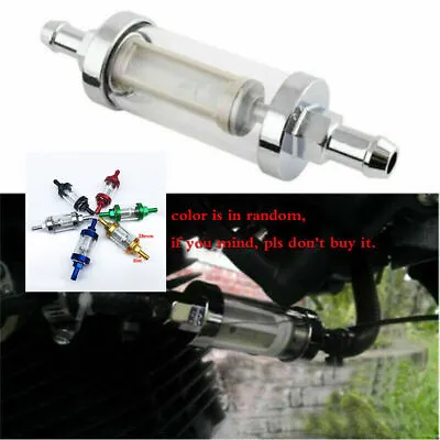 8mm 5/16''Fuel Filter Motorcycle Fuel Gas Filter For Honda Yamaha Kawasaki • $11.21