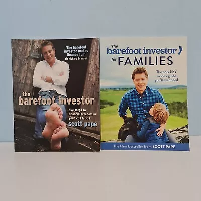 2x The Barefoot Investor Original & For Families By Scott Pape (Paperback)  • $19.95