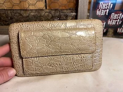 Vintage Metropolitan Faux Crocodile Skin Wallet Clutch Purse • $11.99