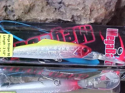 MEGABAIT DISCONTINUED SUSPENDING Mega SNIPER 90 Cast/Trolling Lure -Bass/Walleye • $6.99