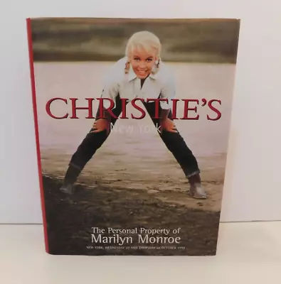 The Personal Property Of Marilyn Monroe Christie's Auction Hardcover Book 1999 • $49.95