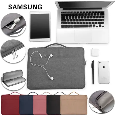 Laptop Carry  Sleeve Pouch Case Bag For Samsung Galaxy Tab S6 S7 S8/Book 1 2/Go • £9.99