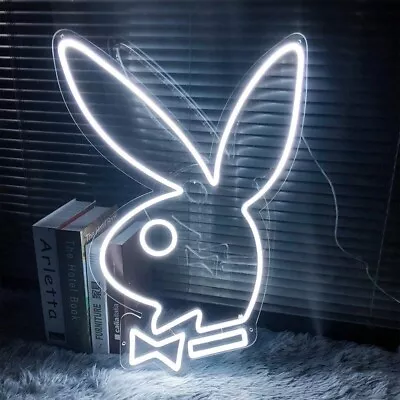 Playboy Neon Sign LED Lamp Wall Decor Bunny Neon Light Bedroom Man Cave Bar Shop • $59.99