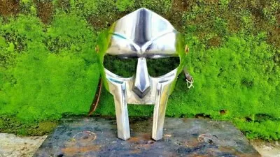 MF DOOM Mask Mad-villain Mild Steel Face Armour Medieval Hand-Forged Armor • $29.92