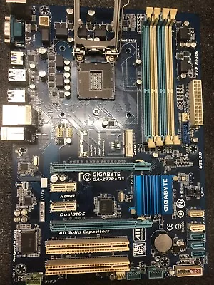 Gigabyte GA-Z77P-D3 LGA 1155 Motherboard • $100