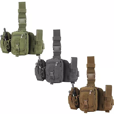 Condor MA25 Tactical Drop Down Leg Rig MOLLE Modular GPS Tool Utility Pouch • $39.95