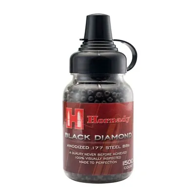 Umarex X Hornady Black Diamond .177 Caliber Steel BBs - Bottle Of 1500 • $14.99