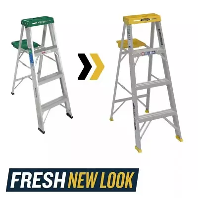 4 Ft. Aluminum Step Ladder: 8 Ft. Reach 225 Lb. Load Capacity Type II Duty • $71.28