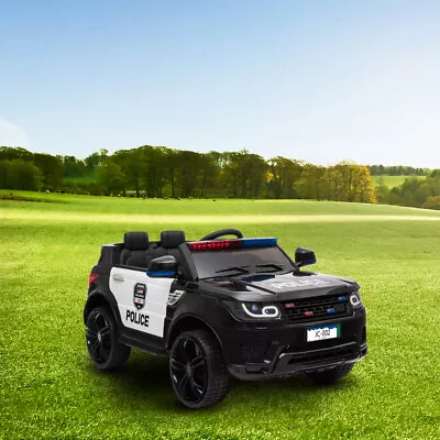 $179.98 • Buy 12V Kids Electric Police Ride On Car SUV Truck Toys With Remote Control Horn LED