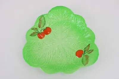 Vintage CARLTON WARE Tomato & Cabbage Leaf Dish • $19.95