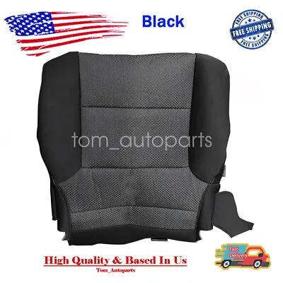 Driver Bottom Cloth Seat Cover Black For 15-18 Chevy Silverado 1500 2500 LS Z71 • $45.99