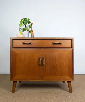 Refinished Vintage Teak Mid-Century G-plan Sierra Short Sideboard Cabinet • £320