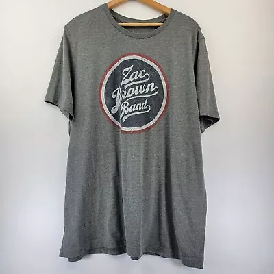 Zac Brown Band 2018 Concert T-Shirt Size XXL Down The Rabbit Hole Live Tour  • $11.85