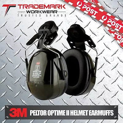 3M PELTOR Capattach Earmuffs (H7P3G/H520P3GS/E) SLC80-32dB  RRP$57.95 • $52.95