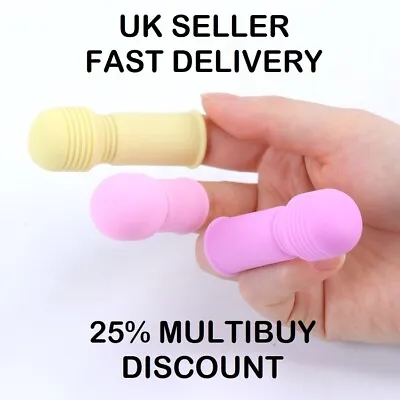Finger Magic Wand Vibrating Massager Mini Size Battery Operated UK SELLER Sexy • £3.99