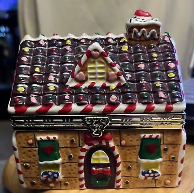 Mr Christmas Gingerbread House Animated Music Box Dancing Family • $20.49