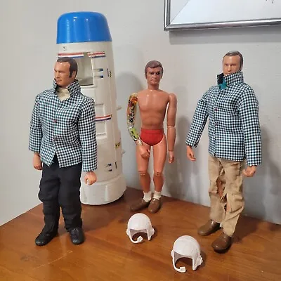 Vintage 1970s 6 Million Dollar Man Action Figure And Accessories Lot • $142.79