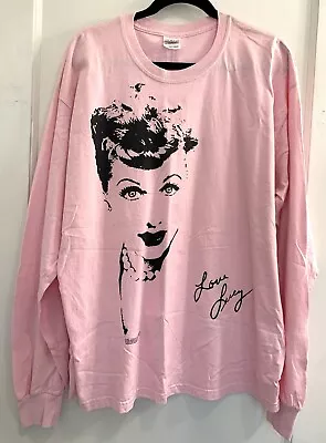 Mens I Love Lucy L/s Cotton Tshirt Size Xl. • $10