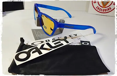 New Oakley Youth Frogskins OJ9006-0453 • Matte Sapphire Frame | 24K Iridium Lens • $77.54