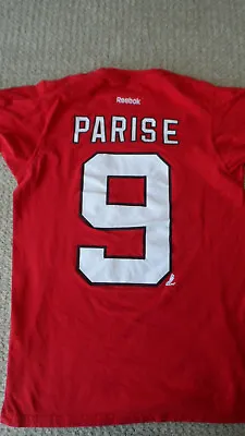 $12.98 • Buy New Jersey Devils Zach Parise Shirt NHL Team 2012 Stanley Cup Description