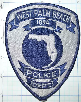 Florida West Palm Beach Police Dept Vintage Patch • $8