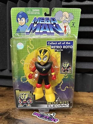  MEGA MAN ELECMAN Retro-Roto Build A Bot 2005 JayzwaresInc Open Box • $29.99