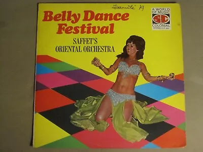 Saffet's Oriental Orchestra Belly Dance Festival Lp Colonial Lp-951 Mid East Vg+ • $7.99