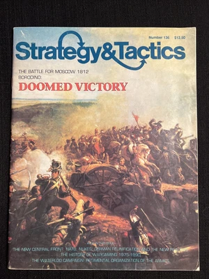 $4.99 • Buy Strategy & Tactics Magazine - #136 - July 1990 - Doomed Victory - With Map