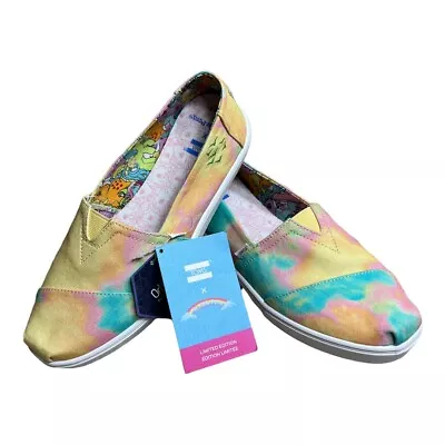 Toms Limited Edition My Little Pony Sky Dancer Tie Dye Shoes Womens Size 7.5 • $18.43