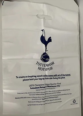 Tottenham Hotspur Vs Manchester City Champions League 9/4/19 Mosaic Bag ~ Spurs • £7.99