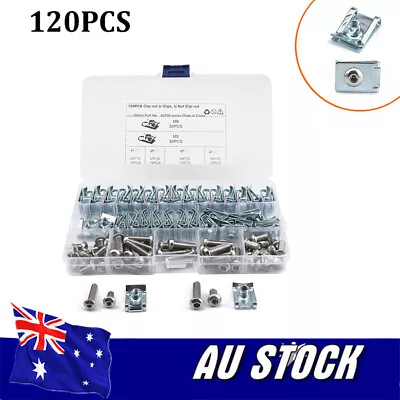 120X Fairing Panel U Clips Stainless Steel 304 / U Nut Speed Fasteners M5 M6 • $38.01