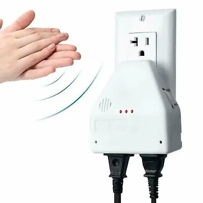 New Clapper Sound Activated Clap On/Off Light Switch Wall Socket Outlet Adapter • $11.69