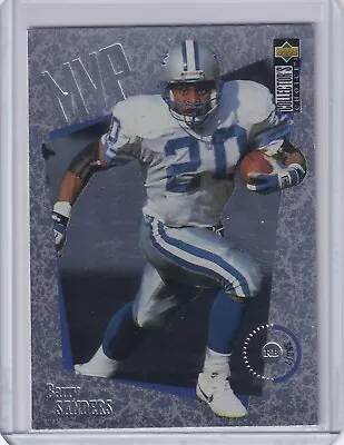 1996 Upper Deck Collectors Choice Football MVP #M16 Barry Sanders LIONS • $1.50