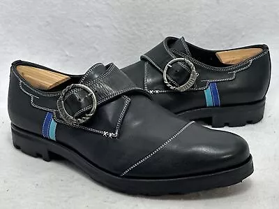 John Fluevog Guardian Angel Benedict Single Monkstrap Loafer Shoes Men's US 11 • $119