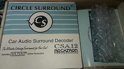 Rare VTG Rocktron CSA12 Circle Surround Car Stereo Audio DSP Processor Equalizer • $495