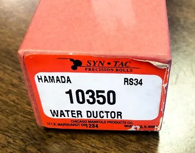 $79.95 • Buy New Hamada RS34 Water Ductor Roller #10350
