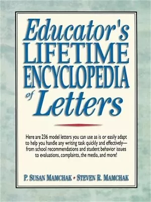 Educator's Lifetime Encyclopedia Of Letters (Paperback Or Softback) • $35.69