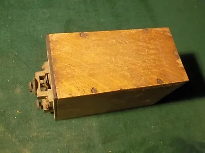 $75 • Buy Antique  Buzz Coil Ignition In Oak Box ~ GO56