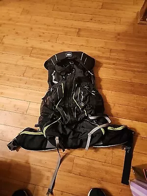 REI Mens Ultra Lightweight Hiking Backpack Flash 62L Black / Lime EUC! • $79.95