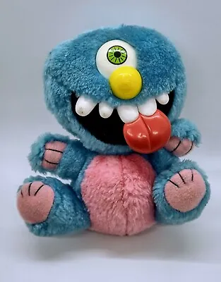 ⭐RARE  6  Tara Toys Plush My Pet Monster Kuddlee Uglee  1980s Pink Blue • $29.99