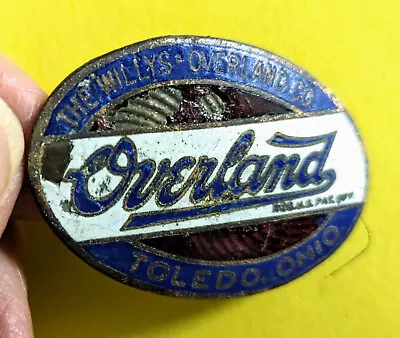 Overland Radiator Emblem 1919-1928. • $40
