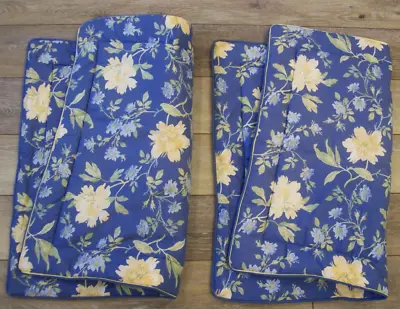 2 Laura Ashley Emilie Rose Standard Padded Pillow Shams~EXCELLENT! • $22