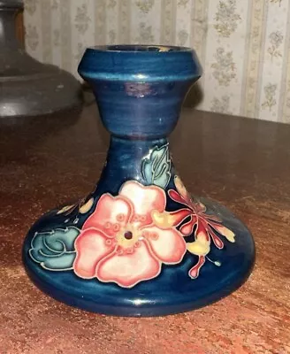 Vintage MOORCROFT “OBERON” England POTTERY Candlestick-Rachel Bishop RARE & VHTF • $175