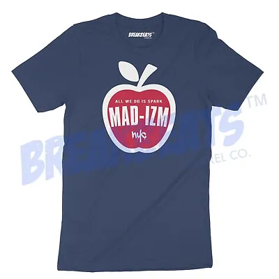 NYC Big Red Apple Hip Hop KRS ONE Spark Mad IZM Graphic Hip Hop Men's Tee • $22.74